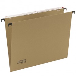 Cartella sospesa Avana - cassetto - interasse 39 cm - fondo V - 37 x 24,5 cm - avana - Bertesi