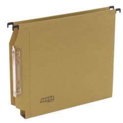 Cartella sospesa Avana - armadio - interasse 33 cm - fondo U - 32,6 x 27,5 cm - avana - Bertesi