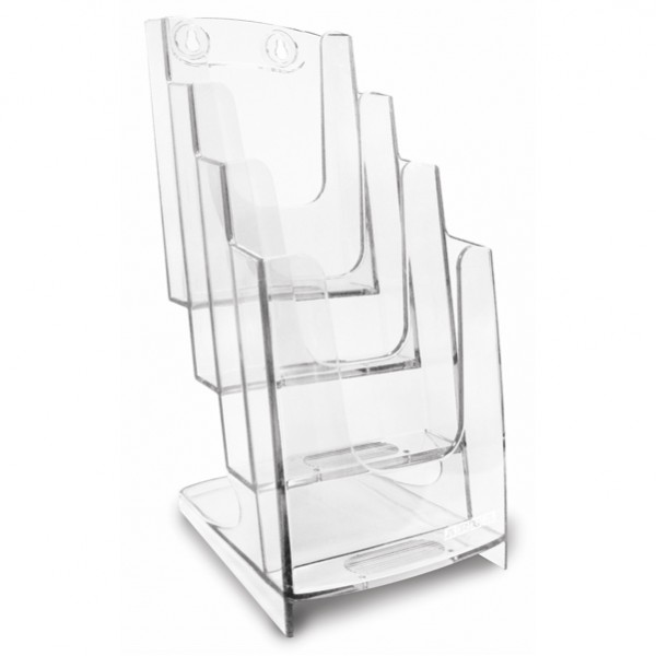 Portadepliant modulare - 4 tasche 1/3 A4 - 11,5 x 26,5 x 18,4 cm - Arda Portadepliant modulare - 4 tasche 1/3 A4 - 11,5 x 26,5 x 18,4 cm - Arda