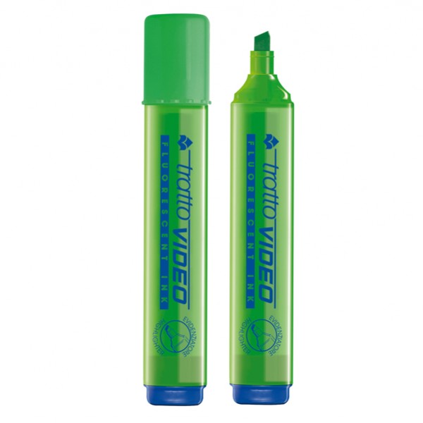 Evidenziatore Tratto Video - punta a scalpello - tratto da 1,0mm-5,0mm - verde - Tratto Evidenziatore Tratto Video - punta a scalpello - tratto da 1,0mm-5,0mm - verde - Tratto