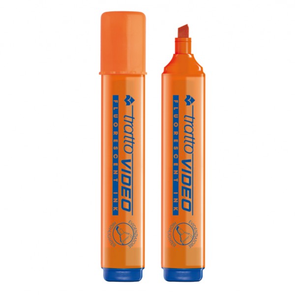 Evidenziatore Tratto Video - punta a scalpello - tratto da 1,0-5,0mm - arancio - Tratto Evidenziatore Tratto Video - punta a scalpello - tratto da 1,0-5,0mm - arancio - Tratto
