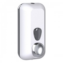 Dispenser sapone liquido EColored - 10,2 x 9 x 22,8 cm - capacità 0,55 L - adamello white - Mar Plast