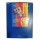 Portablocco con molla in metallo - copertina in PPL - A4 - blu - Iternet