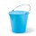 Secchio con becco - in politene - 12 L - azzurro - PerfettoFactory