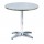 Tavolo bar - tondo - diametro 70 cm - altezza 70 cm - alluminio/acciaio - Serena Group