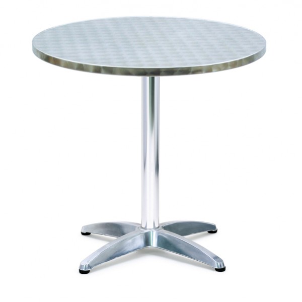 Tavolo bar - tondo - diametro 70 cm - altezza 70 cm - alluminio/acciaio - Serena Group Tavolo bar - tondo - diametro 70 cm - altezza 70 cm - alluminio/acciaio - Serena Group