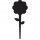 Silhouette Tags - formato fiore - 15 x 25 cm - nero - Securit - set 5 pezzi
