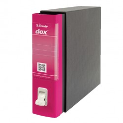 Registratore Dox 2 - dorso 8 cm - protocollo 23 x 34 cm - fucsia - Esselte Dox