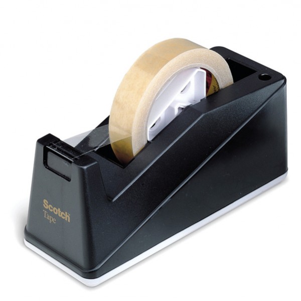 Dispenser da tavolo C10 - per nastri 33/66 m - nero - Scotch Dispenser da tavolo C10 - per nastri 33/66 m - nero - Scotch