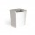 Bicchiere portapenne Mydesk - 8,7 x 7,4 x 10 cm - bianco - Arda