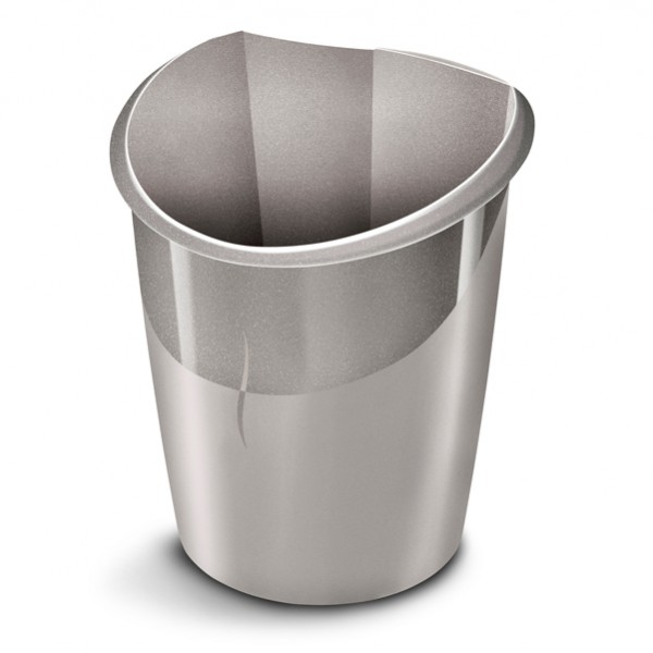 Cestino gettacarte Ellypse Xtra Strong - altezza 38 cm - 15 L - grigio talpa - CEP Cestino gettacarte Ellypse Xtra Strong - altezza 38 cm - 15 L - grigio talpa - CEP