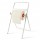 Porta bobina industriale - da terra - 40 x 44 x 80 cm - metallo verniciato - bianco - PerfettoFactory