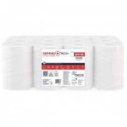 Asciugamani in rotolo Centrefeed - 2 veli - diametro 14,5 cm - 17 gr - 21,5 cm x 69 mt - 189 strappi - bianco - Papernet
