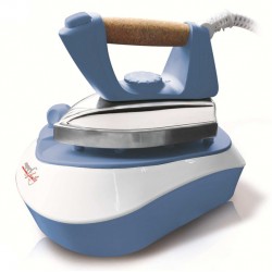 Ferro da stiro Pratica - a caldaia - 23x15x32 cm - 2000 W - 220/240 V -  bianco/azzurro - Melchioni family