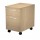 Cassettiera Agorà - 1 cassetto + 1 classificatore - con ruote - 44 x 60 x 60 cm - rovere
