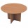 Tavolo riunione Easy - 4 posti - diametro 120 cm - altezza 72 cm - noce chiaro
