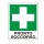 Cartello segnalatore - 12x14,5 cm - PRONTO SOCCORSO - alluminio - Cartelli Segnalatori
