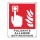 Cartello segnalatore - 12x14,5 cm - PULSANTE ALLARME ANTINCENDIO - alluminio - Cartelli Segnalatori