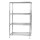 Kit scaffale Archimede - 4 ripiani - 60 x 90 x 160 cm - acciaio cromato - Serena Group