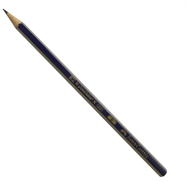 Matita in grafite Goldfaber 1221 - esagonale - gradazione B - Faber-Castell