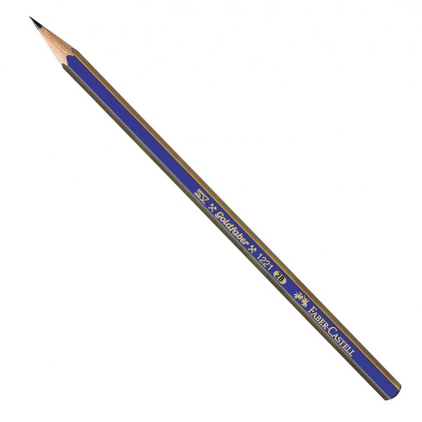 Matita in grafite Goldfaber 1221 - esagonale - gradazione 2B - Faber-Castell Matita in grafite Goldfaber 1221 - esagonale - gradazione 2B - Faber-Castell
