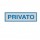 Targhetta adesiva - PRIVATO - 16,5 x 5 cm - Cartelli Segnalatori