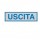 Targhetta adesiva - USCITA - 16,5 x 5 cm - Cartelli Segnalatori