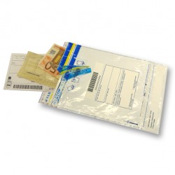 Busta di sicurezza - 22,5 x 32,5 cm - 70 micron - LDPE - Viva - conf. 25 pezzi
