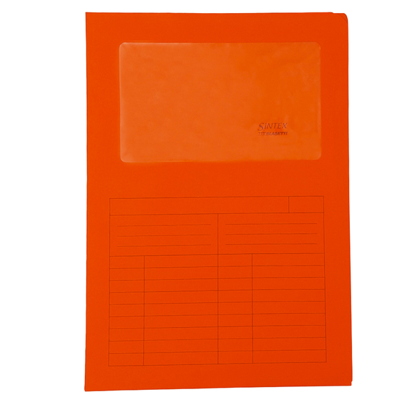Cartellina a L con finestra Sintex - 120 gr - A4 - rosso - Blasetti - conf. 50 pezzi Cartellina a L con finestra Sintex - 120 gr - A4 - rosso - Blasetti - conf. 50 pezzi