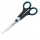 Forbici Comfort Grip -  impugnatura in gomma morbida - lama in acciaio inox - 18 cm - blu/grigio - Dahle