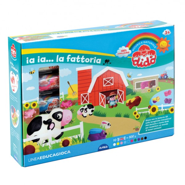 Didò Farm - 10 salsiciotti - con formine e scenario 3d - DiDò Didò Farm - 10 salsiciotti - con formine e scenario 3d - DiDò