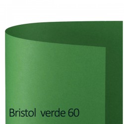 Cartoncino Bristol Color - 70 x 100 cm - 200 gr - verde 60 - Favini - conf. 10 pezzi