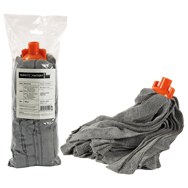 Mop Falcon in microfibra - 200 gr - grigio - Perfetto Mop Falcon in microfibra - 200 gr - grigio - Perfetto