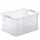 Contenitore portaoggetti - 39x29x21,5 cm - A4 - 17,5 L - PPL - trasparente - Rotho
