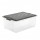 Contenitore Compact - 57x40x25 cm - A3 - 38 L - PPL - coperchio nero - trasparente - Rotho