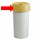 Coperchio per contenitore Modo Round - con fermasacco - 38x15 cm - anello giallo - Rotho