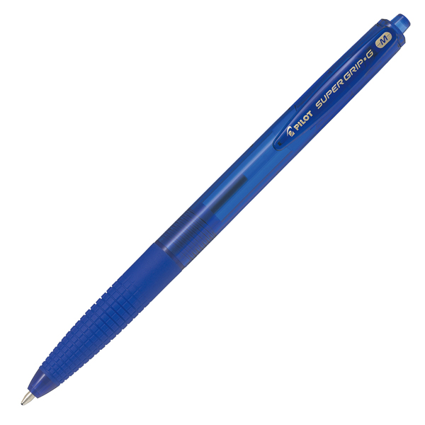 Penna a scatto Supergrip G - punta 1,0mm - blu - Pilot Penna a scatto Supergrip G - punta 1,0mm - blu - Pilot