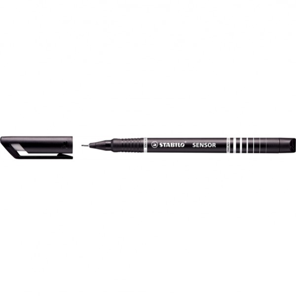 Fineliner Stabilo Sensor - tratto 0,3mm - nero - Stabilo Fineliner Stabilo Sensor - tratto 0,3mm - nero - Stabilo