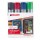 Marcatore a gesso liquido 4090 - punta scalpello - da 4 a 15mm - Edding - astuccio 4 pezzi