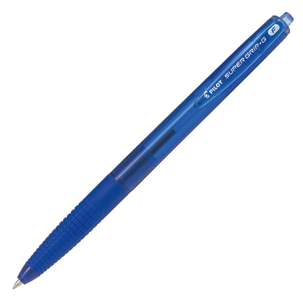 Penna a scatto Supergrip G - punta 0,7mm - blu - Pilot Penna a scatto Supergrip G - punta 0,7mm - blu - Pilot