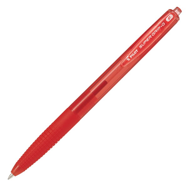 Penna a scatto Supergrip G - punta 0,7mm - rosso - Pilot Penna a scatto Supergrip G - punta 0,7mm - rosso - Pilot
