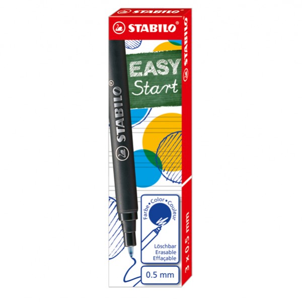Refill per penna sferografica ergonomica Easyoriginal - punta media - blu - Stabilo - scatola 3 pezzi Refill per penna sferografica ergonomica Easyoriginal - punta media - blu - Stabilo - scatola 3 pezzi