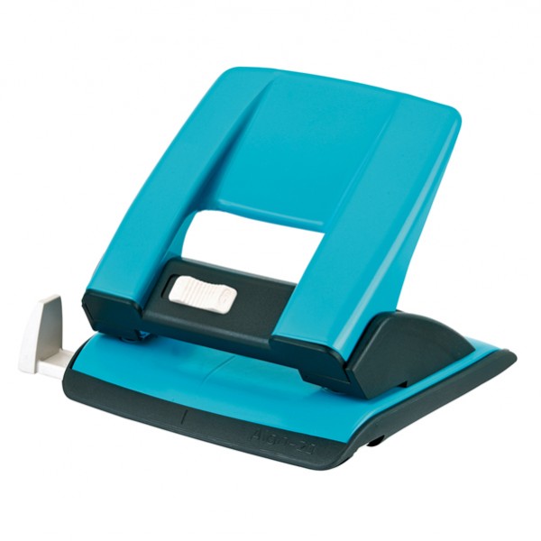Perforatore - passo 8 cm - max 20 fogli - 2 fori - turchese - Kartia Perforatore - passo 8 cm - max 20 fogli - 2 fori - turchese - Kartia