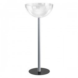 Espositore da terra con 1 semisfera contenitore - Ø 50 cm - altezza 96 cm - Tecnostyl