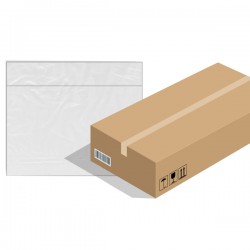 Busta adesiva Speedy Doc - senza stampa - C5 (23 x 16,5 cm) - LDPE - trasparente - Favorit - conf. 1000 pezzi