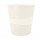 Cestino gettacarte WOW - altezza 32,4 cm - diametro 29 cm - 15 L - bianco metallizzato - Leitz