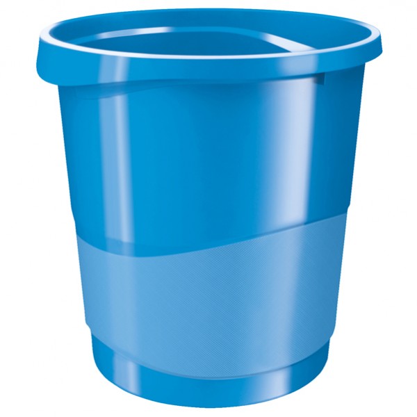 Cestino gettacarte Europost VIVIDA - 25,8 x 28,5 cm - altezza 32,2 cm - 14 L - blu - Esselte Cestino gettacarte Europost VIVIDA - 25,8 x 28,5 cm - altezza 32,2 cm - 14 L - blu - Esselte
