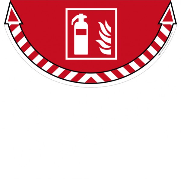 Adesivo segnalatore Take Care - da terra - 