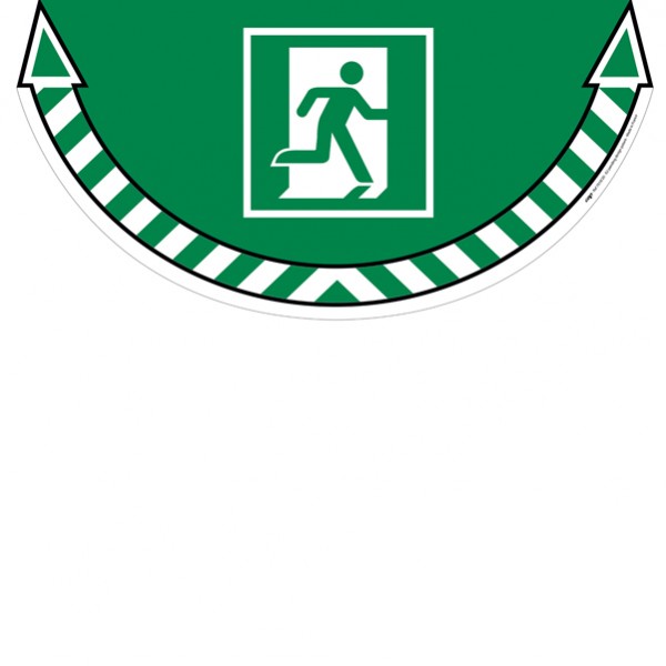 Adesivo segnalatore Take Care - da terra - 