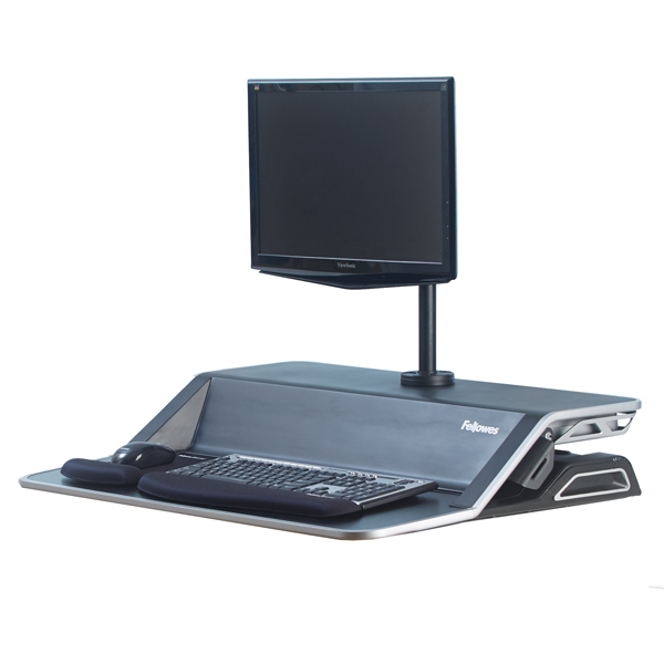 Postazione di lavoro Sit Stand Lotus - nero - Fellowes Postazione di lavoro Sit Stand Lotus - nero - Fellowes